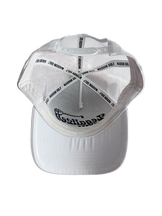 Madson Golf Legalize Mulligans Trucker Hat White Snapback - Picture 2 of 5